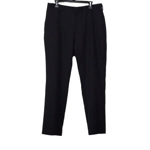 🌞 Louis Raphael Tailored Black dress pants 100% polyester men size 38W